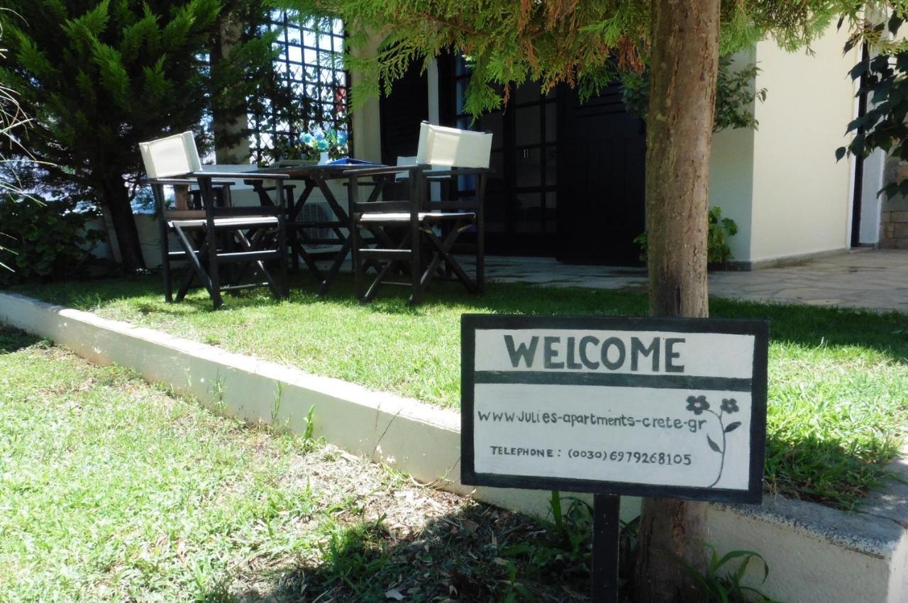 Julies Apartments Kokkini Hani Kültér fotó